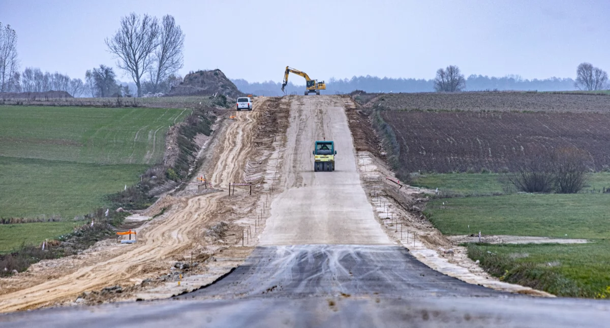 Zdjęcie z budowy obwodnicy Ciechanowca/ podlaskie.eu