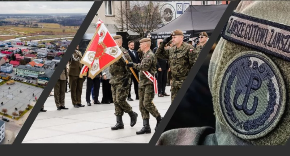 Zdjęcie terytorialsów składających przysięgę/ 1PBOT