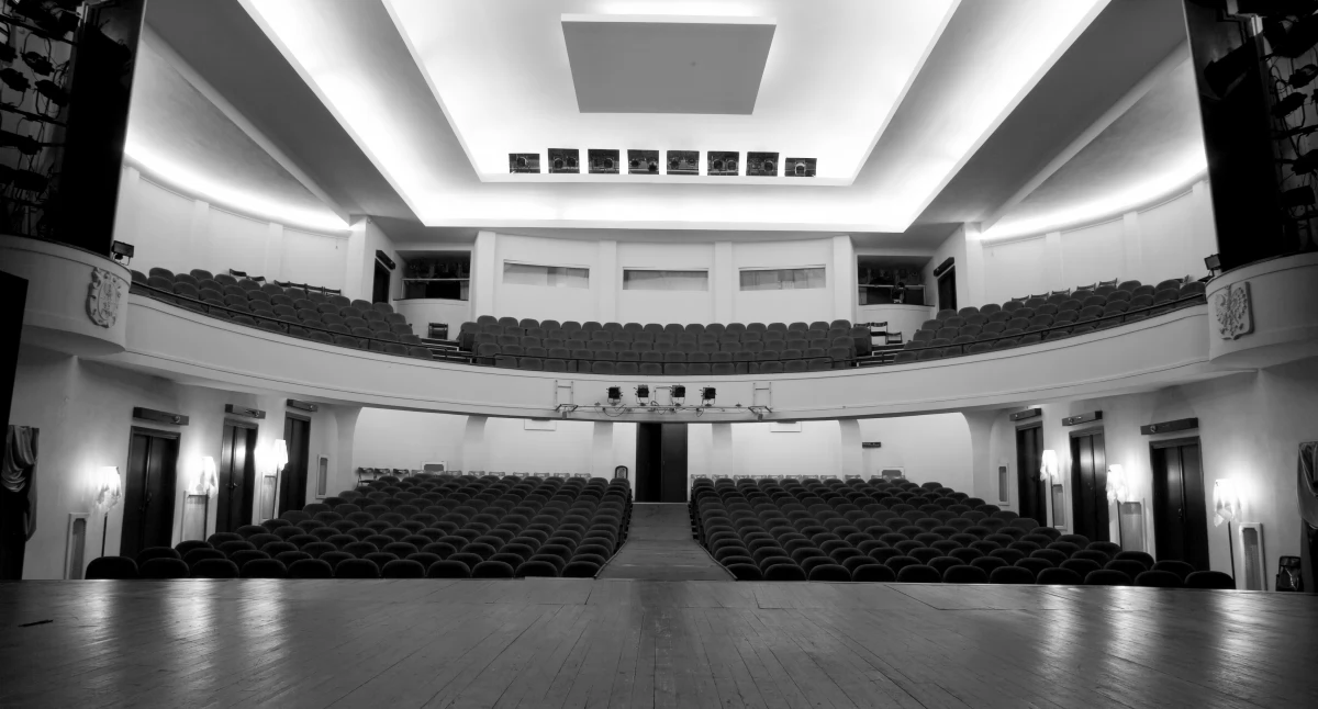 Zdjęcie widowni teatru/ Teatr Dramatyczny