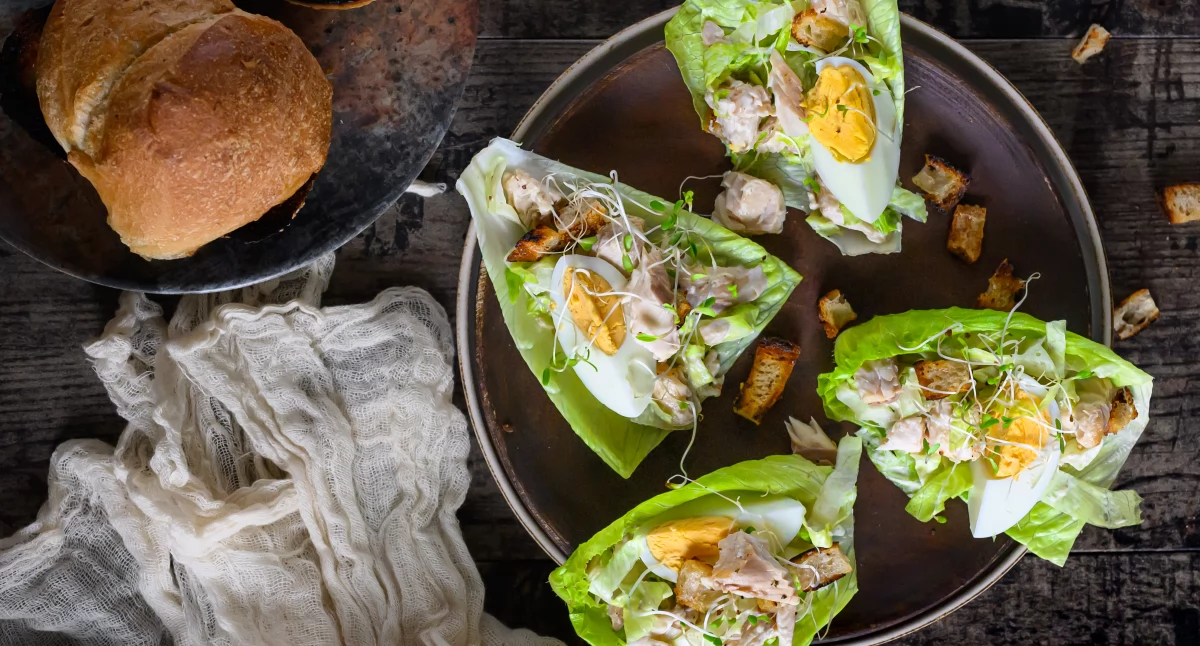 Zdjęcie przystawki z pstrąga