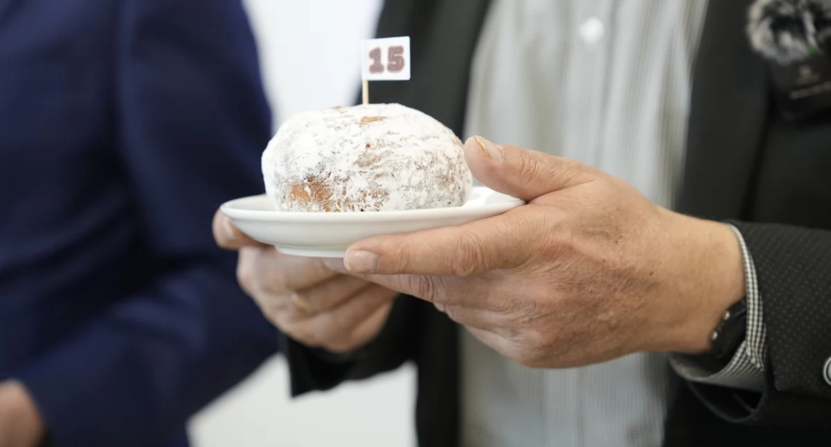 Zdjęcie konkursowego pączka/ powiatbialostocki.pl