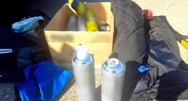 Na gościnne „występy malarskie” wpadli kibice z Małopolski. Ich zapędy do „sztuki” zatrzymali policjanci