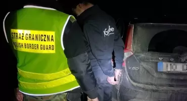 Na granicy polsko – litewskiej Straż Graniczna też zatrzymuje nielegalnych migrantów i kurierów